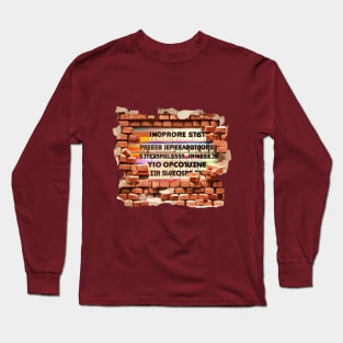 Red bricks wall Long Sleeve T-Shirt